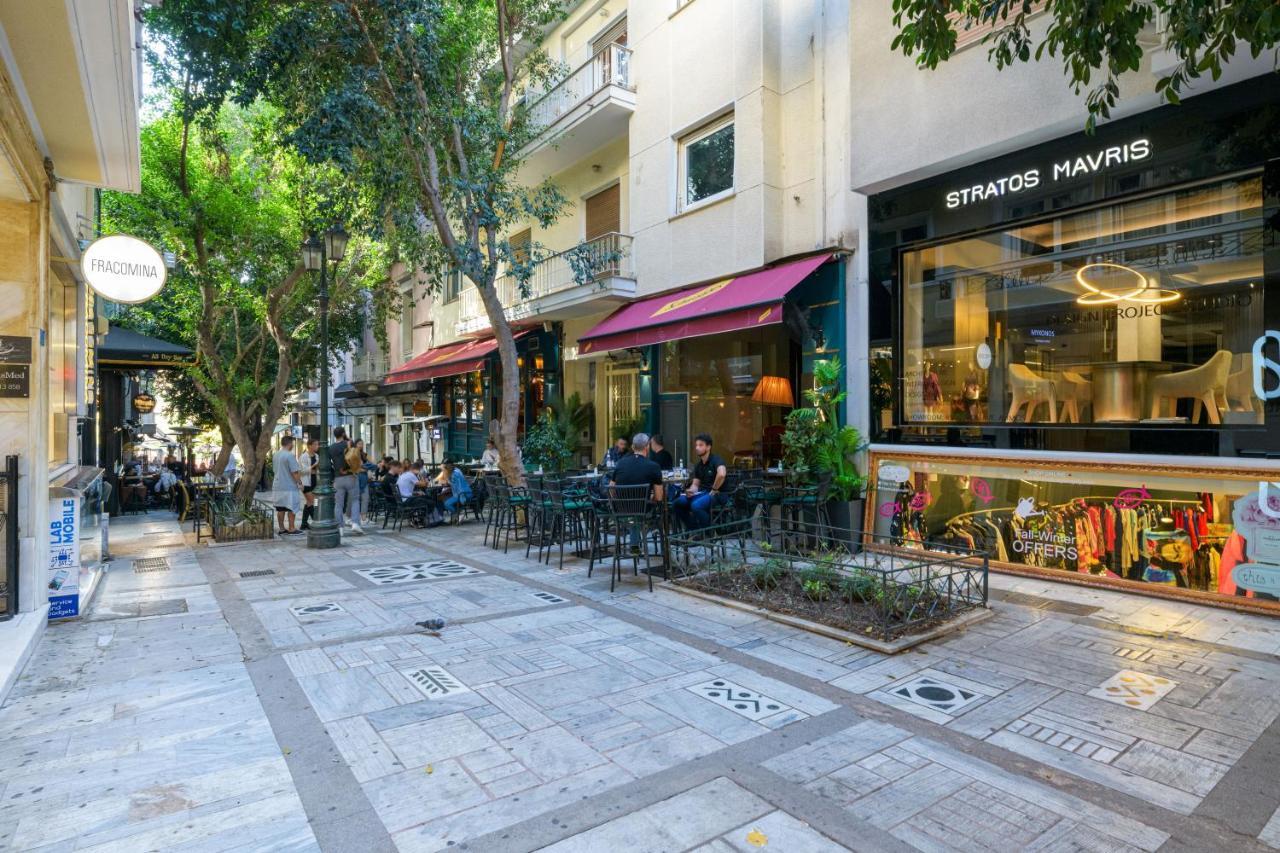 Hubstay - Kolonaki Central Luxury Suite In Athens - 5 Mins Walk To Syndagma, Ermou Exterior foto
